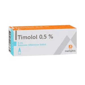 TIMOLOL 0.5% SOLUCION OFTALMICA ESTERIL