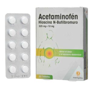 ACETAMINOFEN + HIOSINA N-BUTILBROMURO