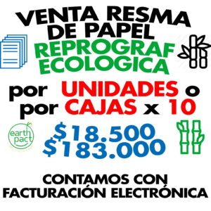 RESMA DE PAPEL REPROGRAF CARTA BLACO